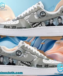 Oasis Live '25 World Tour Grey Air Force Shoes YXxC6GU