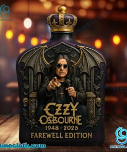 Ozzy Osbourne 1948-2025 Farewell Edition Custom Whiskey Bottle d6rH9SI