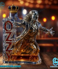 Ozzy Osbourne Final Tour Custom Whiskey Bottle rosOJNf