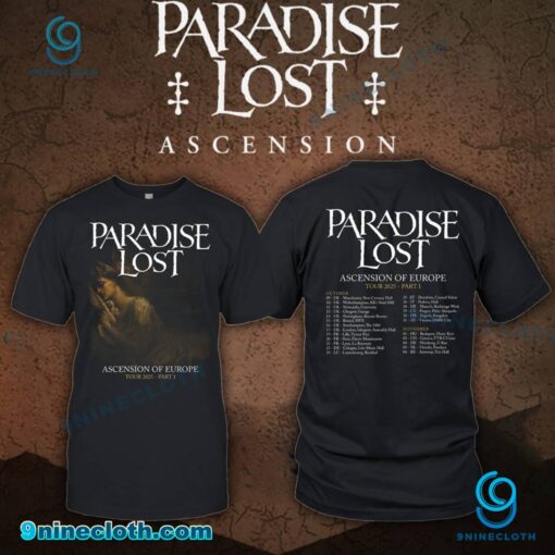 Paradise Lost Ascension Of Europe Tour 2025 Part 1 T-shirt Ffzide9