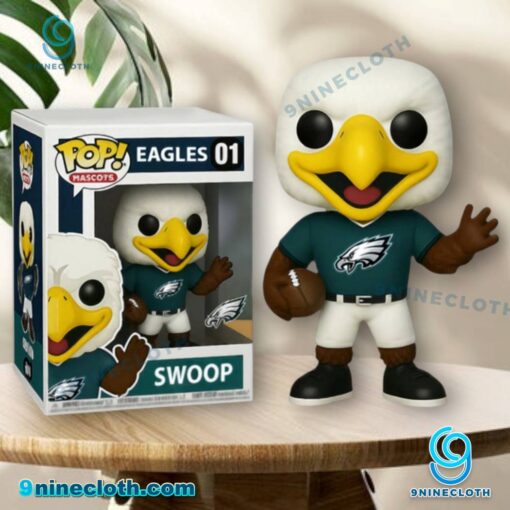 Philadelphia Eagles Swoop Mascot Collectible Figure wzQgYIx