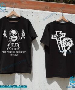R.I.P Ozzy Osbourne The Prince Of Darkness 1948-2025 T-shirt zd4evHb
