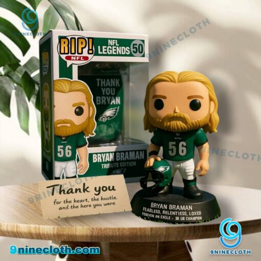 Rip Bryan Braman Philadelphia Eagles Collectible Figure FrxeHVB