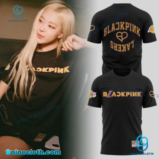 Rose Blackpink X Los Angeles Lakers Unisex T-shirt 8KnZpa2
