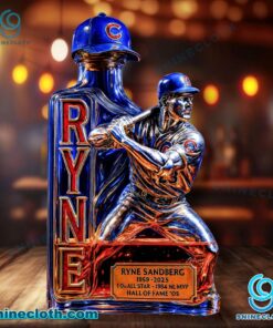 Ryne Sandberg 1959-2025 Custom Whiskey Bottle PE6oSxv