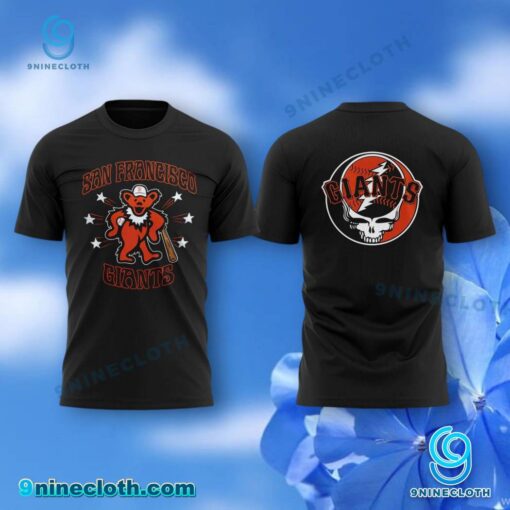 SF Giants Grateful Dead Night 2025 T-shirt 7BLlqUH