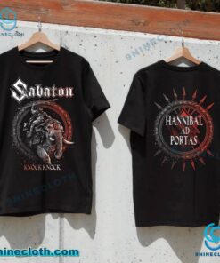 Sabaton Lightning At The Gates Knock Knock Hannibal Ad Portas T-shirt XCtbdyg