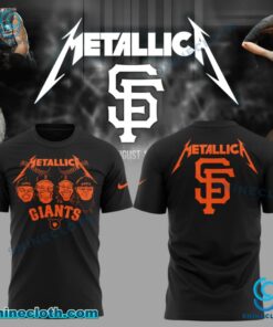 San Francisco Giants Metallica Night 2025 T-shirt Fw3NWLo