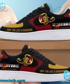 Scorpions 60th Anniversary Rock You Like A Hurricane Air Force Shoes uvrxjlO
