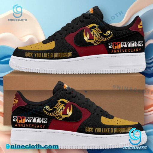 Scorpions 60th Anniversary Rock You Like A Hurricane Air Force Shoes uvrxjlO