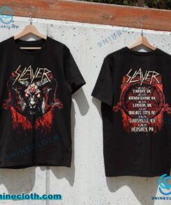 Slayer Goat Skull Farewell Tour 2025 Unisex T-shirt ghUzqrV