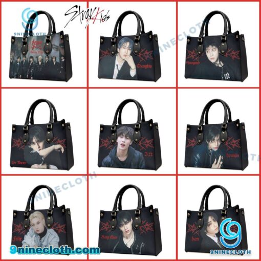 Stray Kids Band Members Leather Handbags 70kxuoQ
