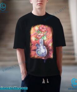 Stussy And Dries Van Noten Airbrush Vase Unisex T-shirt jcLIvoE