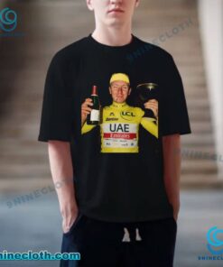Tadej Pogacar 2025 Tour De France Champion T-shirt ObvqUe3