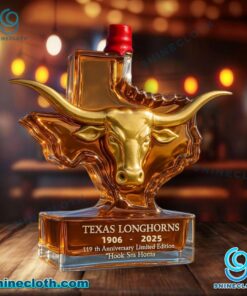 Texas Longhorns 1906-2025 119th Anniversary Custom Whiskey Bottle EZW3bJl