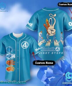 The Fantastic Four First Steps Personalized Baseball Jersey wJOZm3f
