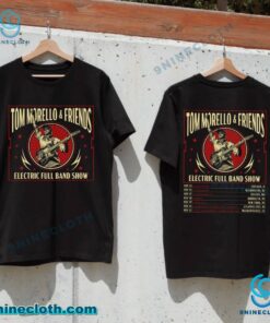 Tom Morello And Friends Electric Full Band Show Fall 2025 U.S. Tour Dates T-shirt aEeMvVc