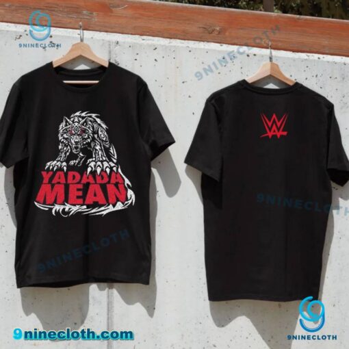 WWE Jacob Fatu Tribal Wolf Yadada Mean T-shirt DuXoTNr