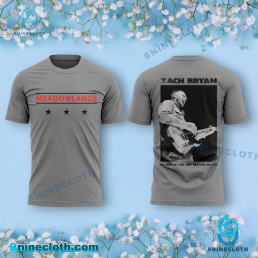 Zach Bryan Meadowlands Tour 2025 Unisex T-shirt sFKMwdt