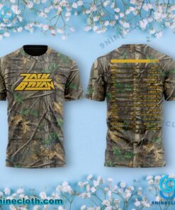 Zach Bryan Tour 2025 Dates Camo T-shirt, Hoodie jQge9tC