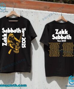 Zakk Sabbath Tour 2025 Dates Unisex T-shirt sHwDdkr