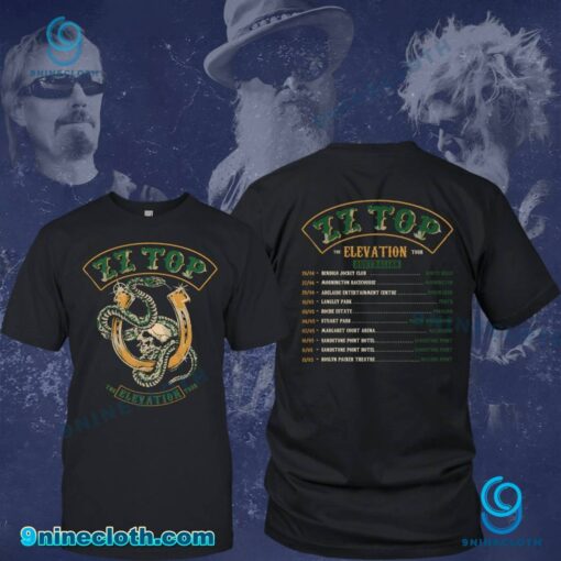 Zz Top Snake The Elevation Tour Australia 2025 Unisex T-shirt vXNh26Q