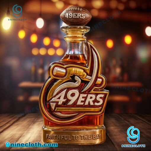 49ers Faithful To The Bay Whiskey Bottle 6tjSeDp