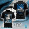 ACDC Edinburgh Pwr Up Tour Poster Print T-shirt BJIjEhU