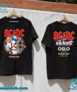 ACDC Oslo Norway Pwr Up Event Tour 05 Aug 2025 T-shirt S4JOVog