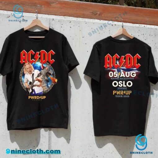 ACDC Oslo Norway Pwr Up Event Tour 05 Aug 2025 T-shirt S4JOVog