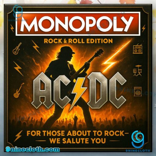 ACDC Rock & Roll Edition Monopoly ZcBuKoD