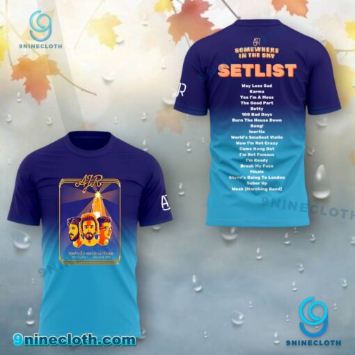 AJR Somewhere In The Sky Tour 2025 In Wantagh, Ny Setlist T-shirt, Hoodie kCgZ0HD