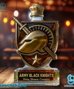 Army Black Knights Duty Honor Country Whiskey Bottle lqX50QO