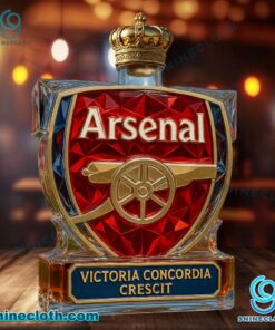 Arsenal Victoria Concordia Crescit Custom Whiskey Bottle CZj0RcG