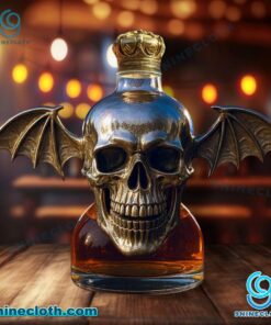 Avenged Sevenfold Deathbat Whiskey Bottle hCDOy3z