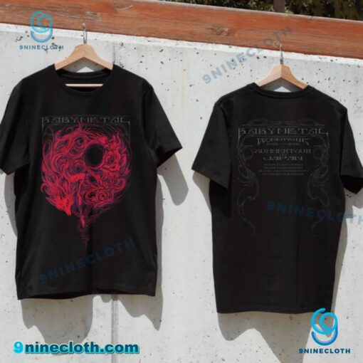 Babymetal Requiem World Tour 2025-2026 Summer Tour In Japan T-shirt eGHpji8