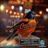 Baltimore Orioles 3x World Series Champions Whiskey Bottle-b 7cMSr52