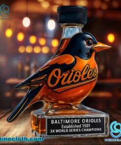 Baltimore Orioles 3x World Series Champions Whiskey Bottle Eb49fen