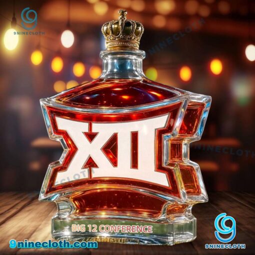 Big 12 Conference Logo Custom Whiskey Bottle ZRBr8V7