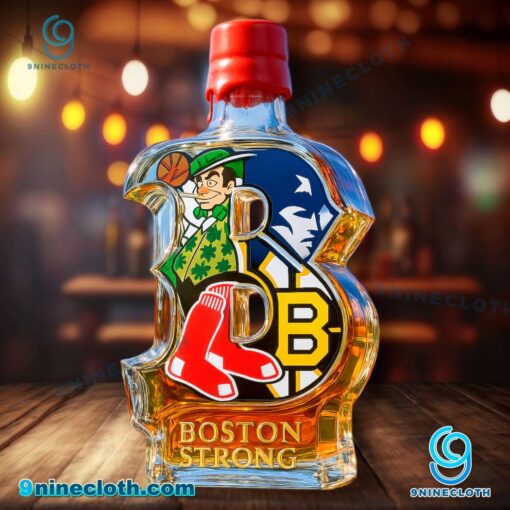Boston Sport Teams Boston Strong Custom Whiskey Bottle w7smeTD