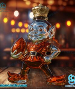 Brownie The Elf Cleveland Browns Mascot Custom Whiskey Bottle f58MRHs