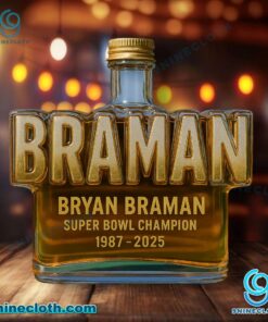 Bryan Braman Super Bowl Champion 1987-2025 Whiskey Bottle 9ypU6zc