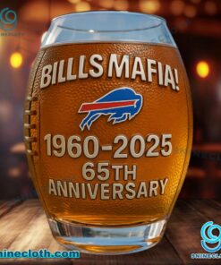 Buffalo Bills 65th Anniversary 1960-2025 Whiskey Glass 1HIWcC2