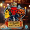 Chicago Sports Teams Chicago Vs Everybody Custom Whiskey Bottle-a jOf09tl