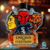 Chicago Sports Teams Chicago Vs Everybody Custom Whiskey Bottle-c djxe3ki