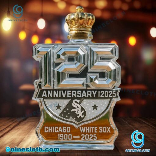 Chicago White Sox 125th Anniversary 1900-2025 Custom Whiskey Bottle EDd5ObZ