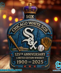 Chicago White Sox 125th Anniversary Whiskey Bottle 3r7GAly