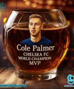 Cole Palmer Chelsea Fc World Champion MVP Whiskey Glass 8T5CnSf