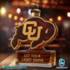 Colorado Buffaloes Let Your Light Shine Custom Whiskey Bottle-b tVuwfTW