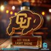 Colorado Buffaloes Let Your Light Shine Custom Whiskey Bottle-c lNCux13